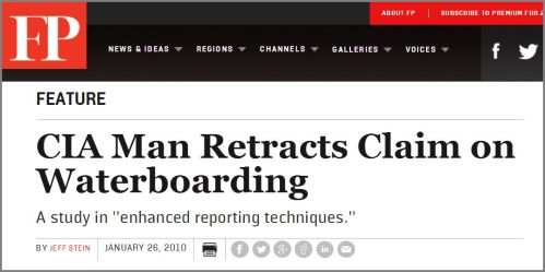 FP CIA man retracts claims waterboarding